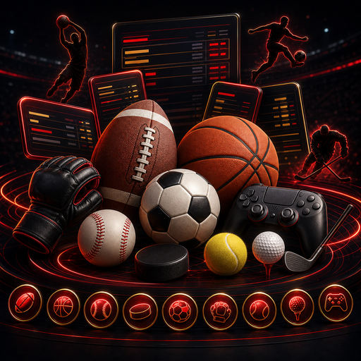 Bovada sportsbook lobby with NFL, NBA, MLB markets